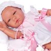 Asi full body babypop Meisje met deken kussen en speen 43 cm