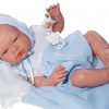 Asi full body babypop Jongen met deken kussen en speen 43 cm - Afbeelding 5