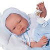 Asi full body babypop Jongen met deken kussen en speen 43 cm - Afbeelding 2