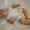 AD3a Levensechte Babypop soft body lachend blauwe ogen 53 cm - Afbeelding 10
