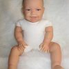 AD3a Levensechte Babypop soft body lachend blauwe ogen 53 cm - Afbeelding 9