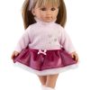 Llorens soft body pop met blond steil haar en kleding 35 cm - Afbeelding 10