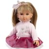 Llorens soft body pop met blond steil haar en kleding 35 cm - Afbeelding 3
