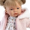 Llorens softbody pop blond haar met geluid kleding speen 38 cm - Afbeelding 5