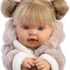 Llorens softbody pop blond haar met geluid kleding speen 42 cm - Afbeelding 2
