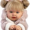 Llorens softbody pop blond haar met geluid kleding speen 42 cm - Afbeelding 6