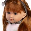 Llorens soft body pop met rood steil haar en kleding 35 cm - Afbeelding 6