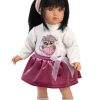 Llorens soft body pop Greta met donker haar en kleding 40 cm - Afbeelding 10