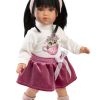 Llorens soft body pop Greta met donker haar en kleding 40 cm - Afbeelding 4