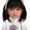 Llorens soft body pop Greta met donker haar en kleding 40 cm - Afbeelding 9