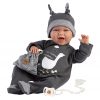 Llorens levensechte babypop soft body baby pop met geluid kleding en speen 42 cm