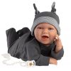 Llorens levensechte babypop soft body baby pop met geluid kleding en speen 42 cm - Afbeelding 5