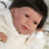 Llorens levensechte babypop soft body baby pop bruin haar geluid speen 42 cm - Afbeelding 2