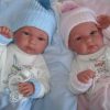 Llorens levensechte babypoppen tweeling full body jongen en meisje 35 cm - Afbeelding 10