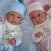 Llorens levensechte babypoppen tweeling full body jongen en meisje 35 cm