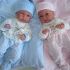 Llorens levensechte babypoppen tweeling full body jongen en meisje 35 cm - Afbeelding 3