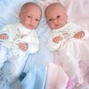 Llorens levensechte babypoppen tweeling full body jongen en meisje 35 cm - Afbeelding 4