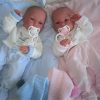Llorens levensechte babypoppen tweeling full body jongen en meisje 35 cm - Afbeelding 6