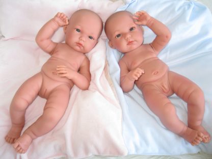 Llorens levensechte babypoppen tweeling full body jongen en meisje 35 cm - Afbeelding 12