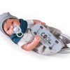 Antonio Juan pop babypop soft body bruin haar kleding en speen 42 cm - Afbeelding 3