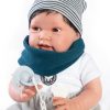 Antonio Juan pop babypop soft body bruin haar kleding en speen 42 cm - Afbeelding 11