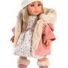 Llorens soft body pop met blond steil haar en kleding 35 cm - Afbeelding 7