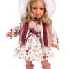 Llorens soft body pop Lucy met blond haar en kleding 40 cm - Afbeelding 3