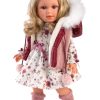 Llorens soft body pop Lucy met blond haar en kleding 40 cm - Afbeelding 5