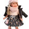 Llorens soft body pop Carla met blond haar en kleding 40 cm - Afbeelding 5