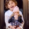 Llorens soft body pop Carla met blond haar en kleding 40 cm