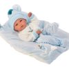 Llorens levensechte babypop fullbody jongen met kleding kussen en speen 35 cm - Afbeelding 4