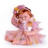 Antonio Juan pop babypop soft body rood haar kleding en speen 42 cm - Afbeelding 5
