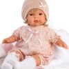 Llorens softbody babypop met blond haar geluid en speen 38 cm - Afbeelding 5