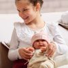 Llorens levensechte babypop softbody baby pop met geluid kleding kussen speen 42 cm - Afbeelding 5