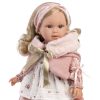 Llorens soft body pop Lucia met blond haar en kleding 40 cm