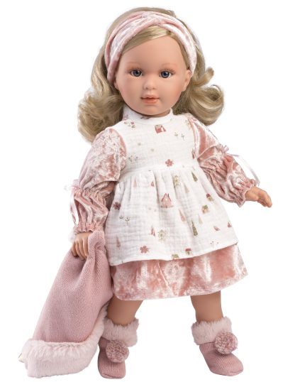Llorens soft body pop Lucia met blond haar en kleding 40 cm - Afbeelding 11