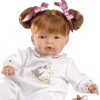 Llorens soft body babypop Joelle met rood haar en speen 38 cm - Afbeelding 6