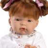 Llorens soft body babypop Joelle met rood haar en speen 38 cm - Afbeelding 10