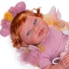Antonio Juan pop babypop soft body rood haar kleding en speen 42 cm - Afbeelding 9