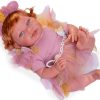 Antonio Juan pop babypop soft body rood haar kleding en speen 42 cm - Afbeelding 7