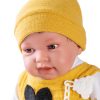Antonio Juan pop babypop soft body bruin haar kleding en speen 42 cm - Afbeelding 11