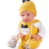 Antonio Juan pop babypop soft body bruin haar kleding en speen 42 cm - Afbeelding 9