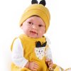 Antonio Juan pop babypop soft body bruin haar kleding en speen 42 cm - Afbeelding 10