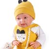 Antonio Juan pop babypop soft body bruin haar kleding en speen 42 cm - Afbeelding 4