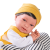 Antonio Juan pop babypop soft body bruin haar kleding en speen 42 cm - Afbeelding 7