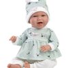 Llorens Poppenkleding 3 delig mint wit Llorens voor pop 38 t/m 42 cm - Afbeelding 2