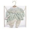 Llorens Poppenkleding 3 delig mint wit Llorens voor pop 38 t/m 42 cm - Afbeelding 3