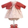 Llorens Poppenkleding 3 delig met jurkje Llorens voor pop 38 t/m 42 cm
