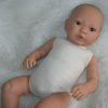 AD9d Levensechte Babypop Leoni soft body bruine ogen met kleding speen 52 cm - Afbeelding 17