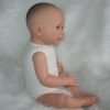 AD9 Levensechte Babypop Leoni soft body bruine ogen met speen 52 cm - Afbeelding 11